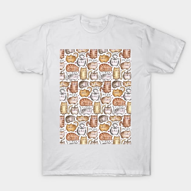 Cats T-Shirt by hxrtsy